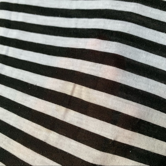 Lole Jules Dress Tunic Black & White Stripes Short Sleeve Size Medium - Picture 9 of 9
